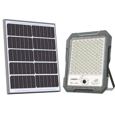 High power solar garden outdoor CCTV flood light with camera waterproof IP65 100w 200w 300w  500w 800w 1200w  Aluminum led flood solar lights