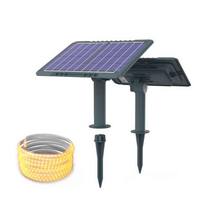 outdoor garden decoration landscape lighting 5m 10m 20m solar power bright led strip lights
